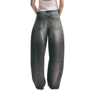 Jeans taille haute pour femmes, pantalon en denim tendance, pantalon décontracté classique, vêtements confortables et durables pour tous les jours, fabricant sur mesure - Product Image 2