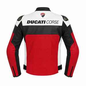 Ensemble veste et pantalon de moto en cuir pour homme, manches longues, coupe-vent, toutes saisons, vêtements de course - Product Image 2