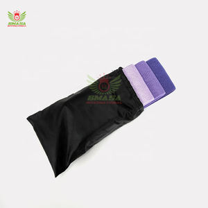 ชุดยางยืดออกกำลังกายสำหรับบริหารสะโพกผู้หญิง แบบวงกลม กว้าง กันลื่น สำหรับออกกำลังกายกล้ามเนื้อก้น ทำจากโพลีเอสเตอร์คุณภาพสูง - Product Image 4