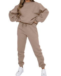 Conjunto Deportivo de Algodón 100% con Logotipo Personalizado para Mujer, Conjuntos Deportivos de 2 Piezas con Logotipo Personalizado, Conjuntos de Material de Alta Calidad para Mujer a Bajo Precio - Product Image 1