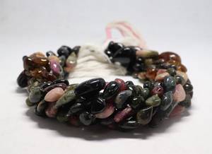 Natural Multi Tourmaline Smooth Straight Drill Pear Shape Beads 11x14MM Tourmaline Gemstone Beads 15 Inch Strand Tourmaline Pear - Product Image 3