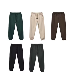 Pantalon de survêtement OEM en gros, 17 couleurs, vierge, personnalisable, en molleton uni, pour homme - Product Image 5