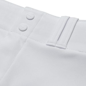 Pantalones de Béisbol Blancos para Hombre con Franja Lateral Azul, Cierre de Botones, Corte Regular, Transpirables, de Poliéster, Ropa Deportiva para Adultos - Product Image 4
