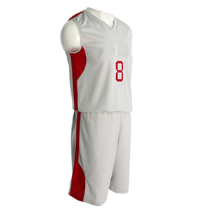 Maillots de basket-ball en polyester brodé, uniformes de basket-ball réversibles pour jeunes - Product Image 2