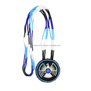 Rfcrafts unisex สร้อยคอลูกปัดเมล็ดแก้วที่มีคุณภาพสูงที่กำหนดเองด้วยลายดอกไม้โรแมนติกสัตว์ชุบทองโดย rfcrafts - Product Image 2