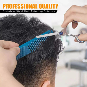 กรรไกรตัดผมมืออาชีพ ผลิตจากเหล็กกล้าไร้สนิมญี่ปุ่น รุ่น Razor Edge สำหรับช่างทำผม ใบมีดคมกริบ อุปกรณ์เสริมสวยสำหรับร้านทำผม - Product Image 3