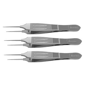 Pinzas de Microcirugía Oftálmica Rectas, Juego de Instrumentos Oftálmicos de Acero Inoxidable Reutilizables, Herramientas Quirúrgicas de Alta Calidad con Certificación CE - Product Image 2