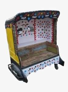GUNVANTI <b>Antique</b> Leather 2 Seater <b>Sofa</b> for Restaurant & Living Room Made in Rajasthan - Product Image 3