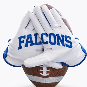 American Football Gloves Sticky Grip Receiver Gloves Printed American Football Receiver Gloves Private Label Custom Logo Design - Product Image 1