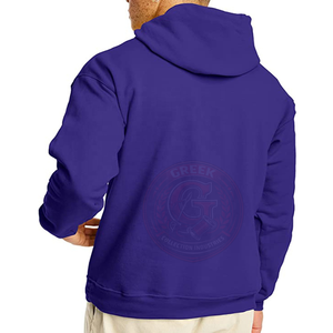 Sweat-shirt à capuche surdimensionné pour homme en molleton de coton premium, coupe décontractée pour un style streetwear décontracté et la mode de tous les jours - Product Image 5