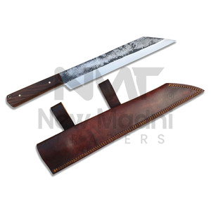 Couteau de cuisine en acier Damas, lame pointue, manche en bois, couteau de chef fait main, couteaux Damas pour usage culinaire, en vente à bas prix - Product Image 1