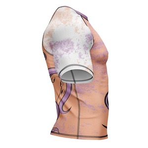 Nueva Camiseta Deportiva de Compresión para Hombre, Manga Corta, con Estampado de Calavera y Pulpo, de Secado Rápido, en Poliéster - Product Image 4