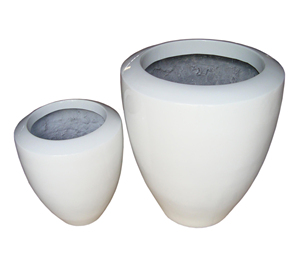 Jardinière en fibre de verre au design moderne, légère, durable, bon prix, pot de fleurs de jardin, usine OEM ODM - Product Image 6
