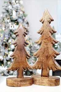 Décoration murale moderne en bois écologique pour arbre de Noël, idéale pour le salon, centre de table, taille personnalisable unique - Product Image 2