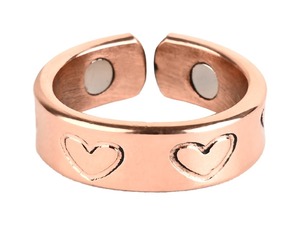 Customizable Durable Copper Magnetic Cuff with Magnetic Therapy Inserts <b>Bulk</b> <b>Buy</b> Solid Copper Magnetic Band Rings - Product Image 6