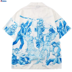 Colección de Verano, Traje de Playa Personalizado para Hombre, Camisa de Manga Corta con Botones, Cómoda y Transpirable, Conjunto de Verano para Hombre - Product Image 6