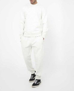 Conjunto Deportivo Blanco para Hombre, Sudadera y Pantalones Deportivos, Conjunto Casual de Dos Piezas, Transpirable, Estilo Urbano - Product Image 5