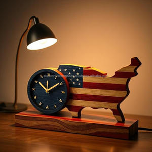 Wooden table <b>lamp</b> clock Shaped Candle Stand Other Candle Holders Lanterns & Jars Made in India - Product Image 4