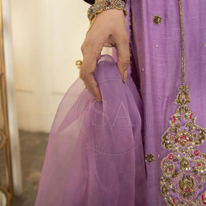 Traje de 3 Piezas para Mujer, Estilo Pakistaní, Bordado de Lujo, con Dupatta, Prendas de Diseñador Listas para Usar - Product Image 5