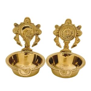 Luxury Brass Diya Oil <b>Lamp</b> for <b>Table</b> Centerpiece Home Decoration Festival Celebration Handmade Wholesale Exporter India - Product Image 5