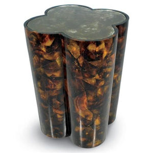 Elegante mesa de centro y auxiliar de diseño único con superficie de mármol blanco para el hogar, hotel, sala de estar, decorativa y de lujo. - Product Image 4