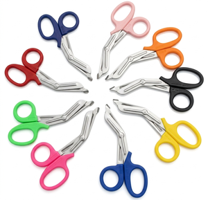 Tijeras de Acero Inoxidable Premium para Vendajes, Grado EMT, con Borde Dentado para Emergencias Médicas y Primeros Auxilios, Venta al Por Mayor - Product Image 1