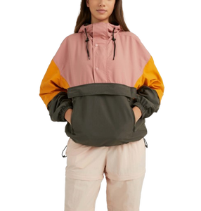 Veste coupe-vent à capuche pour femme, nouvelle collection, color block, doublure en mesh, imperméable, coupe-vent, veste coupe-vent personnalisée, best-seller - Product Image 3