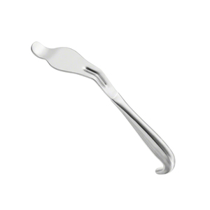 Lame à os courbée, instrument chirurgical, 240 mm, pointe arrondie, largeur de mâchoire 44 mm, acier inoxydable, outil de chirurgie orthopédique - Product Image 1