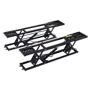 Elevador de Camiones de Acero de Alta Resistencia, Capacidad de 9000 Libras, Elevador de Autos Portátil, Altura Máxima de 28 Pulgadas, Unidad de Potencia de 120V con 4 Almohadillas de Goma - Product Image 1