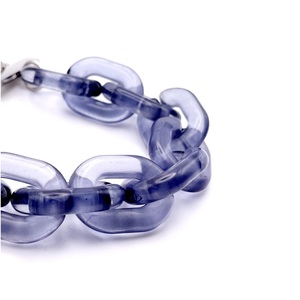 ของตกแต่งบ้าน โซ่เรซิ่นแบบกำหนดเองได้ ขนาดใหญ่มาก สีใส สีสันหลากหลาย มีโซ่เรซิ่นขนาดใหญ่ให้เลือก - Product Image 1