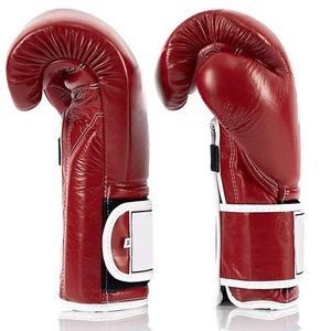 Guantes de Boxeo Profesionales de Cuero para Hombres, Mujeres y Niños, Transpirables, para Entrenamiento de MMA y Kickboxing, con Cierre de Gancho y Bucle, Ligeros - Product Image 6