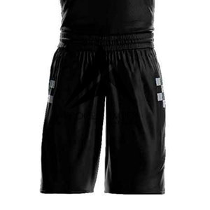 Ensemble d'uniformes de basketball personnalisés, maillot sans manches noir avec short, impression sublimée, nom de l'équipe 00, coupe athlétique respirante - Product Image 3