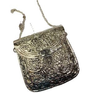 Handmade Designer Evening <b>Bag</b> Exclusive Brass <b>Clutch</b> Purse <b>for</b> Bridal <b>Wedding</b> Parties as a Party Accessory - Product Image 1