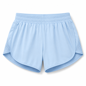 2026 New Arrival 100% Cotton <b>Women's</b> Sports <b>Shorts</b> High Quality Custom Silk Screen Printed Logo Hot Quick Dry <b>Elastic</b> <b>Waist</b> 300g - Product Image 2