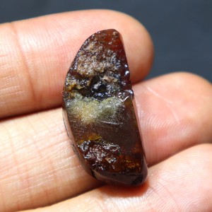 <b>Mexican</b> Fire Agate Druzy Cabochon Natural Unique Fire Agate Gemstone Handmade Healing Crystal Polished Fire Agate Jewelry Making - Product Image 4