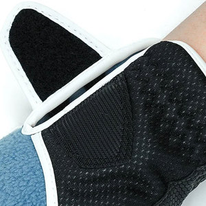 Gants de golf en polaire ultra-doux pour femmes, antidérapants, compatibles écran tactile, chauds pour l'hiver, couleur bleue, personnalisables, vêtements de sport - Product Image 3