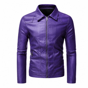Chaqueta de cuero para hombre, fabricada por profesionales, totalmente personalizada, antiarrugas, impermeable, para adultos. - Product Image 1