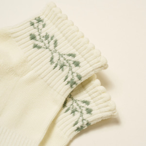 <b>Custom</b> logo Non-Slip Ankle <b>Socks</b> With Floral Pattern And <b>Grip</b> Bottom For Yoga Kids Cotton <b>Socks</b> Spring Wear - Product Image 2
