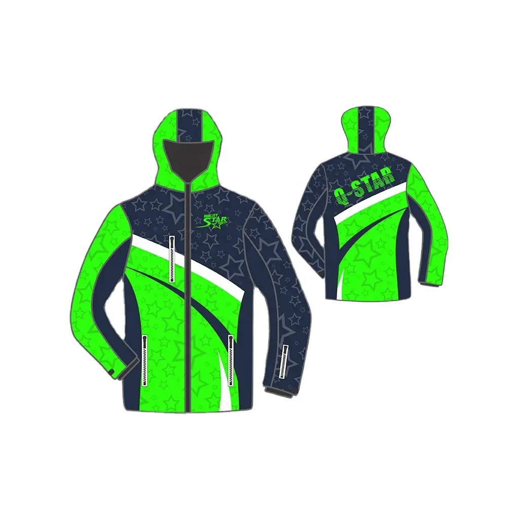 SKI Jacket Top Stylish Design Winter Clothing Men Hooded Jacket Windproof Zipper Breathable Jacket/snow Jacket /snow Overall