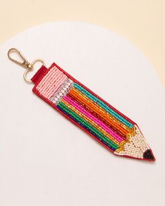 Handmade Beaded Nutcracker Adjustable Zipper Keychain Christmas Decorative Holiday <b>Bag</b> <b>Charm</b> Festive Gift for Women Girls Cute - Product Image 2