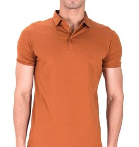 Camiseta Polo de Poliéster Ligera, Tejido Fresco y Seco, Ropa de Trabajo para Verano, Color Sólido, Camisas de Golf Lisas - Product Image 1