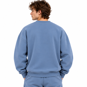 2027 Custom Unisex Winter Fleece Rhinestone Embellished Oversized Crewneck Sweatshirt Wholesale Sparkle <b>Star</b> <b>Design</b> Pullover OEM - Product Image 3