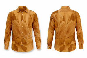 Camisa de Vestir de Manga Larga con Estampado Floral Personalizado, Elegante y Moderna, con Patrón, Cómoda, a la Moda, Ropa de Playa, Camisas Personalizadas - Product Image 4