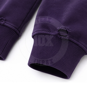 Sudadera de algodón mezclado de talla grande para hombre, fabricada en fábrica, en stock, cómoda, diseño único con pedrería. - Product Image 6