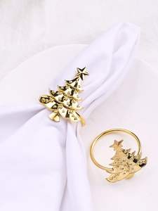 Anillo para servilletas de metal pulido diseñado para complementar cubertería de lujo, vajilla y accesorios de mesa premium. - Product Image 3