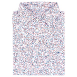 เสื้อยูนิฟอร์มกอล์ฟแบบสวมใส่สบายสำหรับผู้ชาย ผลิตตามสั่ง คุณภาพสูงจากโรงงาน (OEM) ผ้าฝ้าย 100% พิมพ์ลายแบบซับลิเมชั่น สไตล์สตรีทแฟชั่น แขนสั้น - Product Image 5