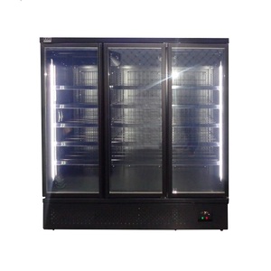 Congélateur vertical grande capacité 1560L, système à trois portes battantes, conçu pour les magasins de détail, supermarchés et produits surgelés. - Product Image 2
