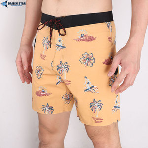 DAIZEN STAR - Shorts de Baño para Hombre con Estampado Floral, Secado Rápido, Cintura con Cordón, Traje de Baño Informal, Tejido de Punto de Poliéster y Elastano, 180g - Product Image 2