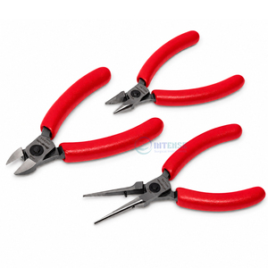 Premium 3 Piece Stainless Steel Jewelry Pliers Tool Set for Beading <b>Wire</b> Wrapping <b>Craft</b> Making - Product Image 2