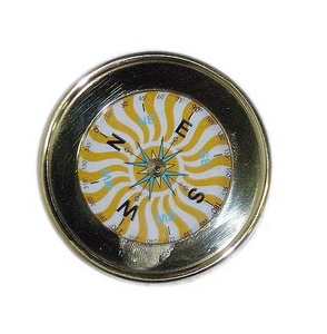 Producto estándar superior Brújula de latón portátil Profesional Impermeable Supervivencia Camping Senderismo Direccional Artículo de alta calidad - Product Image 4